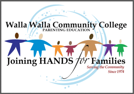 WWCC Joining hands for families logo