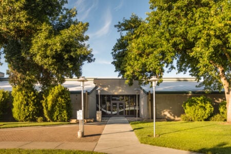 Exterior of Professional Technical Building J on Walla Walla Campus