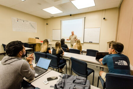 image of classroom at WWCC