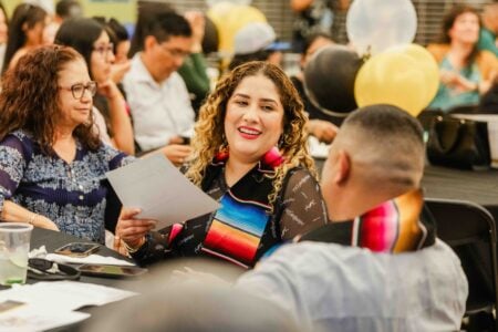 image of students at a graduation