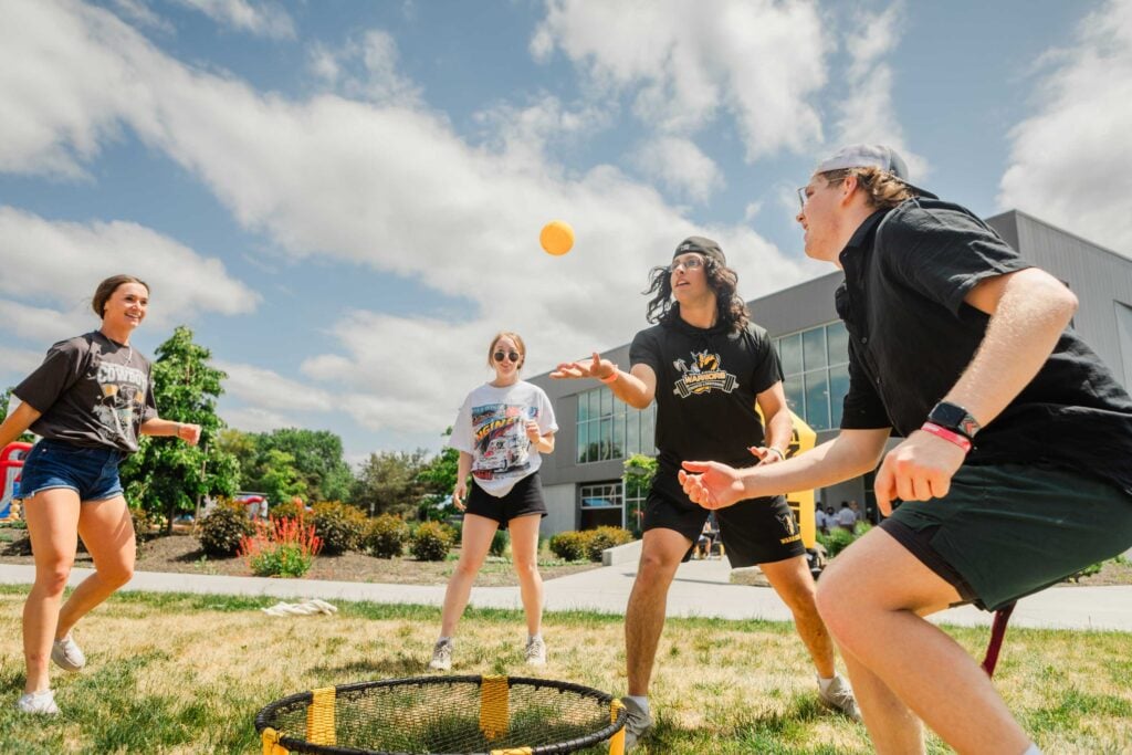 WWCC students playing outside