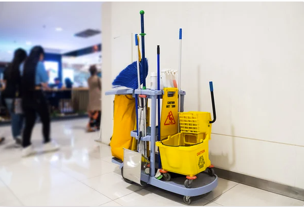 Custodial cleaning cart