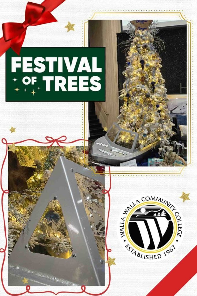 image of a christmas tree on a boat.