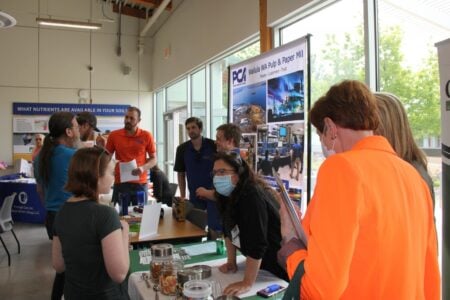 Spring career internship networking event