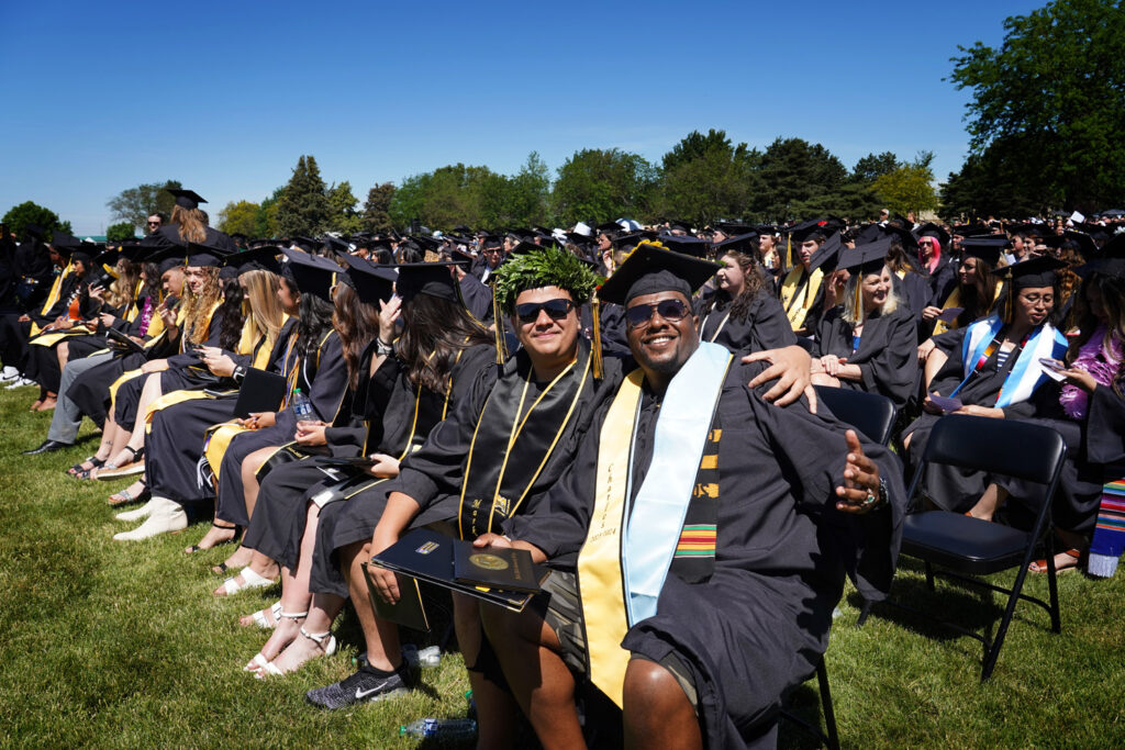 image with Charles Boykins at graduation