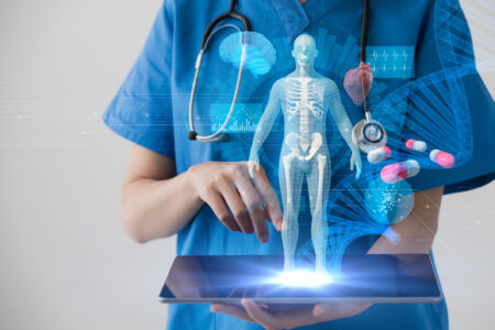 image of Medical technology concept. Electronic medical record.