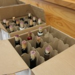 wine bottles