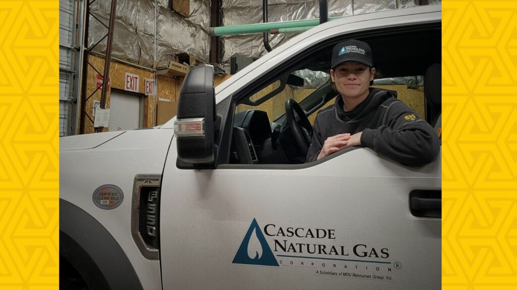 image of a student in the trades program