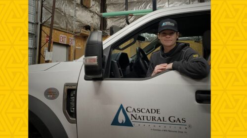 image of a student in the trades program